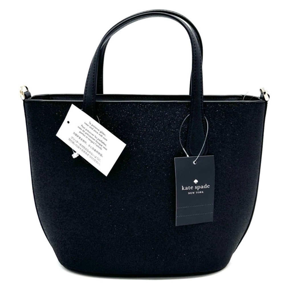 Kate Spade Glimmer Satchel Bag Black (NWT) - Picture 5 of 13